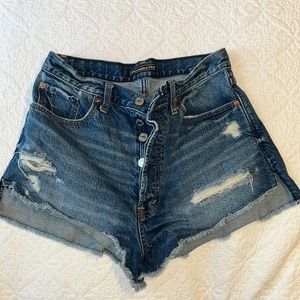 Women's Blue Denim Shorts